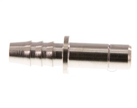 8mm x 6mm Plug-in Fitting with Hose Pillar Brass FKM [2 Pieces]