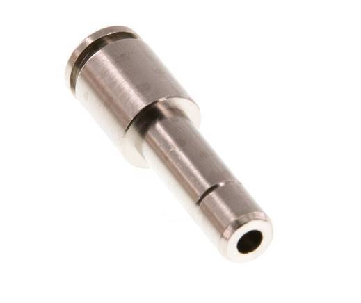 Raccord enfichable 4 mm x 6 mm avec bouchon en laiton NBR [5 pièces].