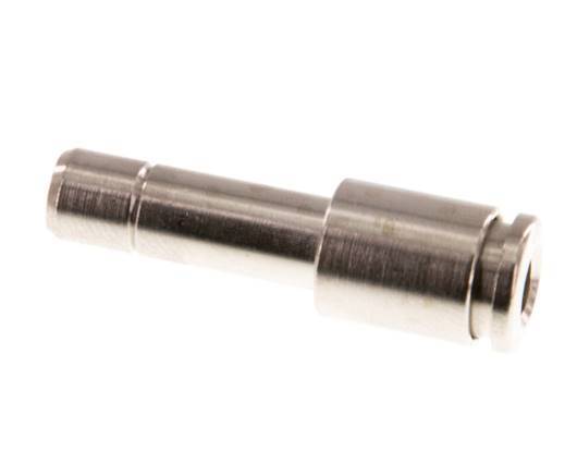 Raccord enfichable 4 mm x 6 mm avec bouchon en laiton NBR [5 pièces].