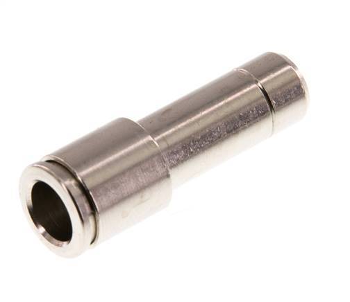 8mm x 10mm Push-in Fitting with Plug-in Brass NBR [2 Pieces]
