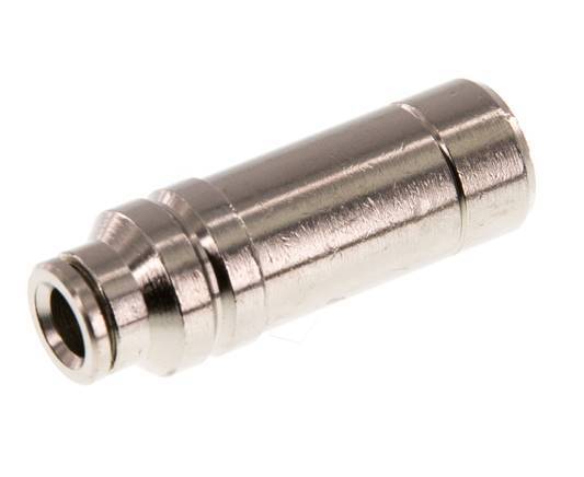 6mm x 14mm Push-in Fitting with Plug-in Brass NBR [2 Pieces]