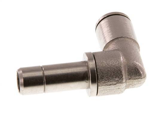 Raccord enfichable coudé 6mm x 8mm 90deg avec bouchon laiton NBR