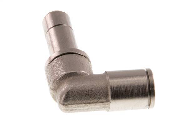 Raccord enfichable coudé 6mm x 8mm 90deg avec bouchon laiton NBR