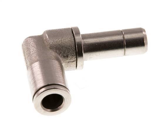 Raccord enfichable coudé 6mm x 8mm 90deg avec bouchon laiton NBR