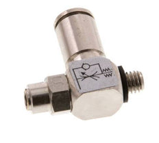 Vanne de régulation de débit Coude de sortie de compteur 4 mm - M5 Banjo à vis fendue en laiton
