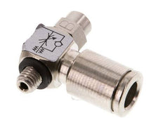 Vanne de régulation de débit Coude de sortie de compteur 6 mm - M5 Banjo à vis fendue en laiton