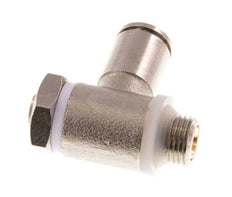 Vanne de régulation de débit Coude de sortie de compteur 6 mm - G1/8'' Banjo à vis fendue en laiton