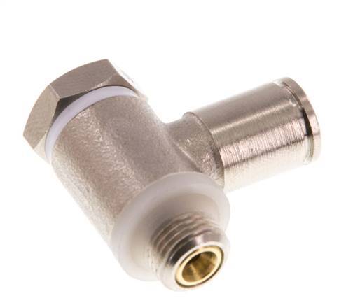 Vanne de régulation de débit Coude de sortie de compteur 6 mm - G1/8'' Banjo à vis fendue en laiton