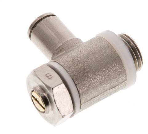 Vanne de régulation de débit Coude de sortie de compteur 6 mm - G1/4'' Banjo à vis fendue en laiton