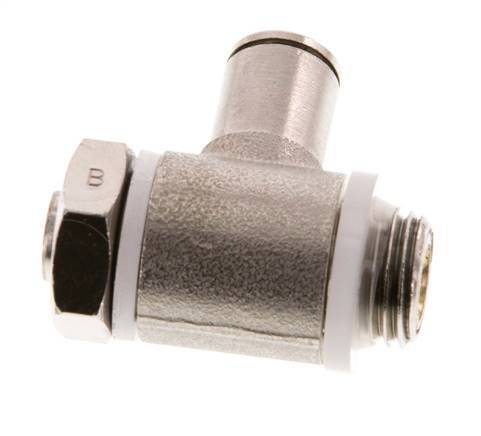 Vanne de régulation de débit Coude de sortie de compteur 6 mm - G1/4'' Banjo à vis fendue en laiton