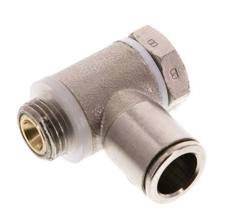 Vanne de régulation de débit Coude de sortie de compteur 10 mm - G1/4'' Banjo à vis fendue en laiton