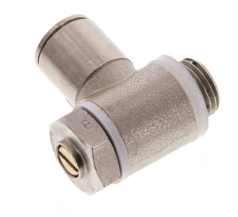 Vanne de régulation de débit Coude de sortie de compteur 10 mm - G1/4'' Banjo à vis fendue en laiton