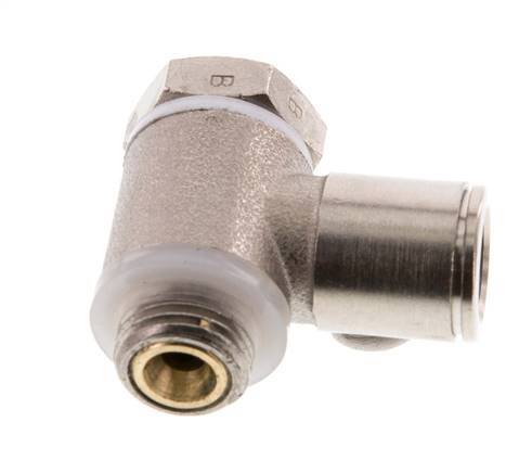 Vanne de régulation de débit Coude de sortie de compteur 10 mm - G1/4'' Banjo à vis fendue en laiton