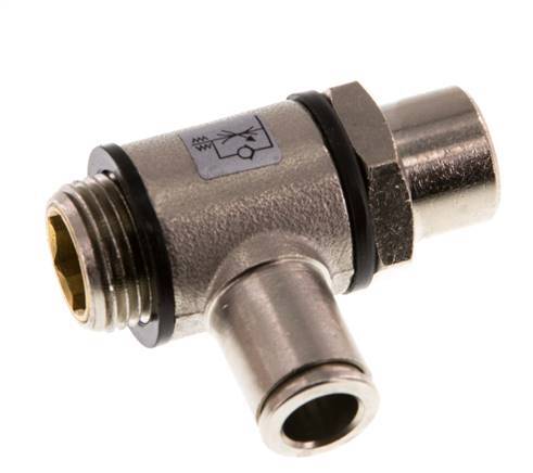 Vanne de régulation de débit Coude de sortie de compteur 8 mm - G3/8'' Banjo à vis fendue en laiton