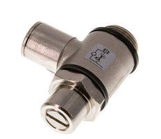 Vanne de régulation de débit Coude de sortie de compteur 10 mm - G3/8'' Banjo à vis fendue en laiton