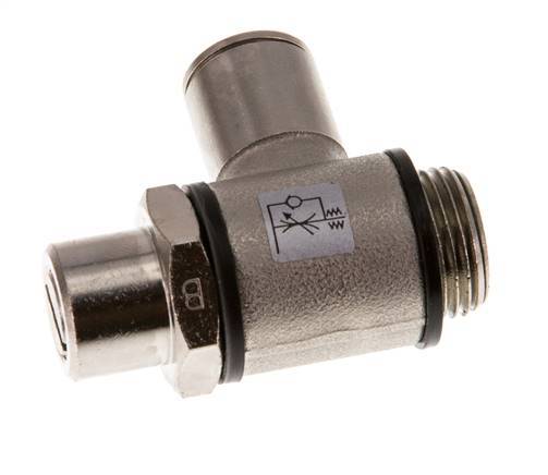 Vanne de régulation de débit Coude de sortie de compteur 10 mm - G3/8'' Banjo à vis fendue en laiton