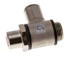 Vanne de régulation de débit Coude de sortie de compteur 10 mm - G3/8'' Banjo à vis fendue en laiton