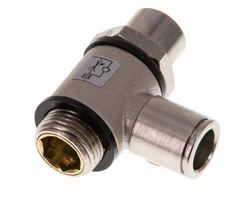 Vanne de régulation de débit Coude de sortie de compteur 10 mm - G3/8'' Banjo à vis fendue en laiton