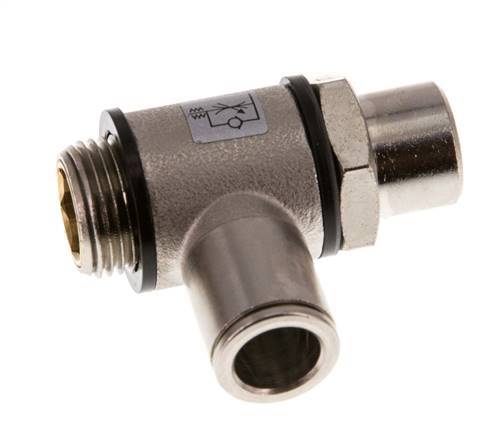 Vanne de régulation de débit Coude de sortie de compteur 10 mm - G3/8'' Banjo à vis fendue en laiton