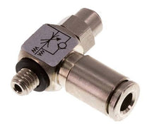 Vanne de régulation de débit Coude d'entrée 4 mm - M5 Banjo à vis fendue en laiton