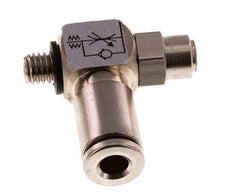 Vanne de régulation de débit Coude d'entrée 4 mm - M5 Banjo à vis fendue en laiton
