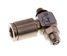 Vanne de régulation de débit Coude d'entrée 6 mm - M5 Banjo à vis fendue en laiton
