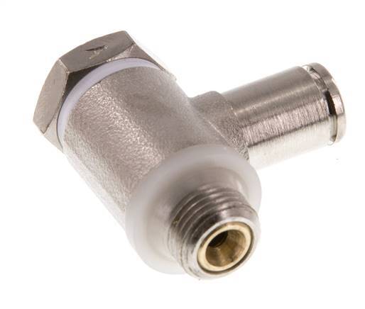 Vanne de régulation de débit Coude d'entrée 4 mm - G1/8'' Banjo à vis fendue en laiton