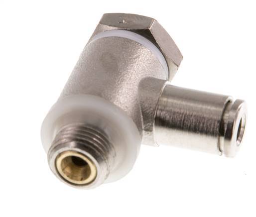 Vanne de régulation de débit Coude d'entrée 4 mm - G1/8'' Banjo à vis fendue en laiton