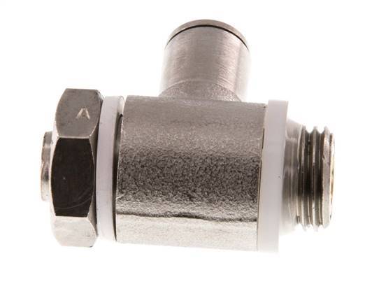 Vanne de régulation de débit Coude 6 mm - G1/4'' Banjo à vis fendue en laiton