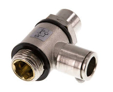 Vanne de régulation de débit Coude d'entrée 10 mm - G3/8'' Banjo à vis fendue en laiton