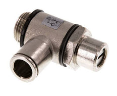 Vanne de régulation de débit Coude d'entrée 10 mm - G3/8'' Banjo à vis fendue en laiton