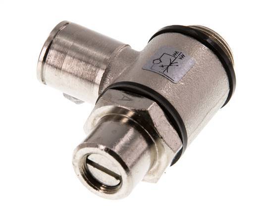 Vanne de régulation de débit Coude d'entrée 10 mm - G3/8'' Banjo à vis fendue en laiton