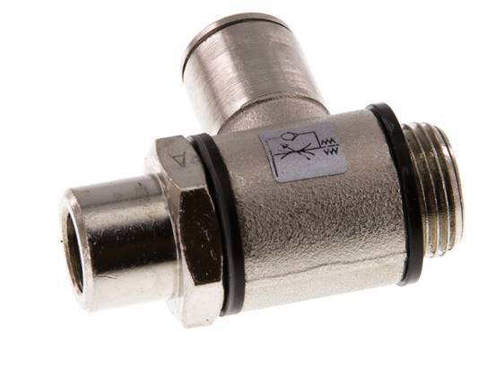 Vanne de régulation de débit Coude d'entrée 10 mm - G3/8'' Banjo à vis fendue en laiton