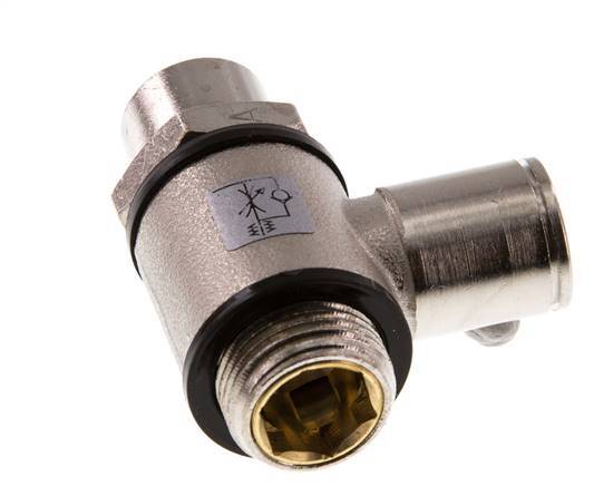 Vanne de régulation de débit Coude d'entrée 10 mm - G3/8'' Banjo à vis fendue en laiton