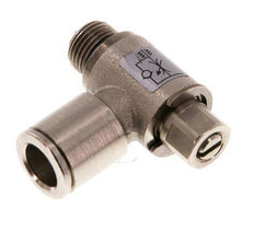 Vanne de régulation de débit Coude de sortie de compteur 8 mm - G1/8'' Vis fendue en laiton