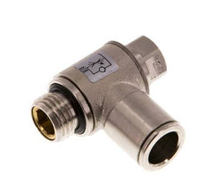 Vanne de régulation de débit Coude de sortie de compteur 10 mm - G1/4'' Vis fendue en laiton
