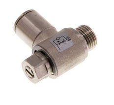 Vanne de régulation de débit Coude de sortie de compteur 10 mm - G1/4'' Vis fendue en laiton