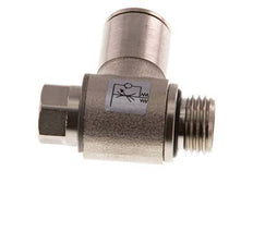 Vanne de régulation de débit Coude de sortie de compteur 10 mm - G1/4'' Vis fendue en laiton
