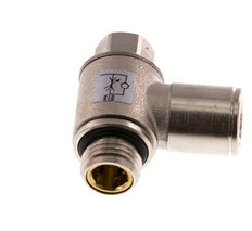 Vanne de régulation de débit Coude de sortie de compteur 10 mm - G1/4'' Vis fendue en laiton