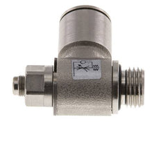 Coude de sortie de compteur pour vanne de régulation de débit 12 mm - G1/4'' Vis fendue en laiton