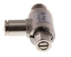 Vanne de régulation de débit Coude d'entrée 4 mm - G1/8'' en laiton Vis fendue