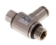 Vanne de régulation de débit Coude d'entrée 4 mm - G1/8'' en laiton Vis fendue