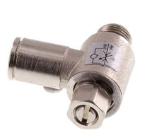 Vanne de régulation de débit Coude d'entrée 6 mm - G1/8'' en laiton Vis fendue