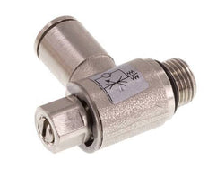 Vanne de régulation de débit Coude d'entrée 6 mm - G1/8'' en laiton Vis fendue