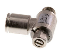 Vanne de régulation de débit Coude d'entrée 8 mm - G1/8'' en laiton Vis fendue