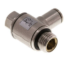 Vanne de régulation de débit Coude d'entrée 6 mm - G1/4'' en laiton Vis fendue