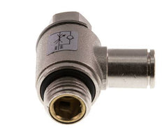 Vanne de régulation de débit Coude d'entrée 6 mm - G1/4'' en laiton Vis fendue