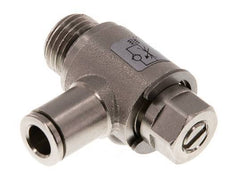 Vanne de régulation de débit Coude d'entrée 6 mm - G1/4'' en laiton Vis fendue