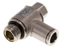 Vanne de régulation de débit Coude d'entrée 8 mm - G1/4'' en laiton Vis fendue
