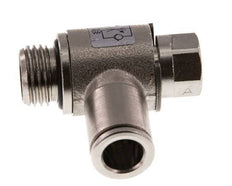 Vanne de régulation de débit Coude d'entrée 8 mm - G1/4'' en laiton Vis fendue